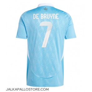 Belgia Kevin De Bruyne #7 Vieraspaita EM-Kisat 2024 Lyhythihainen